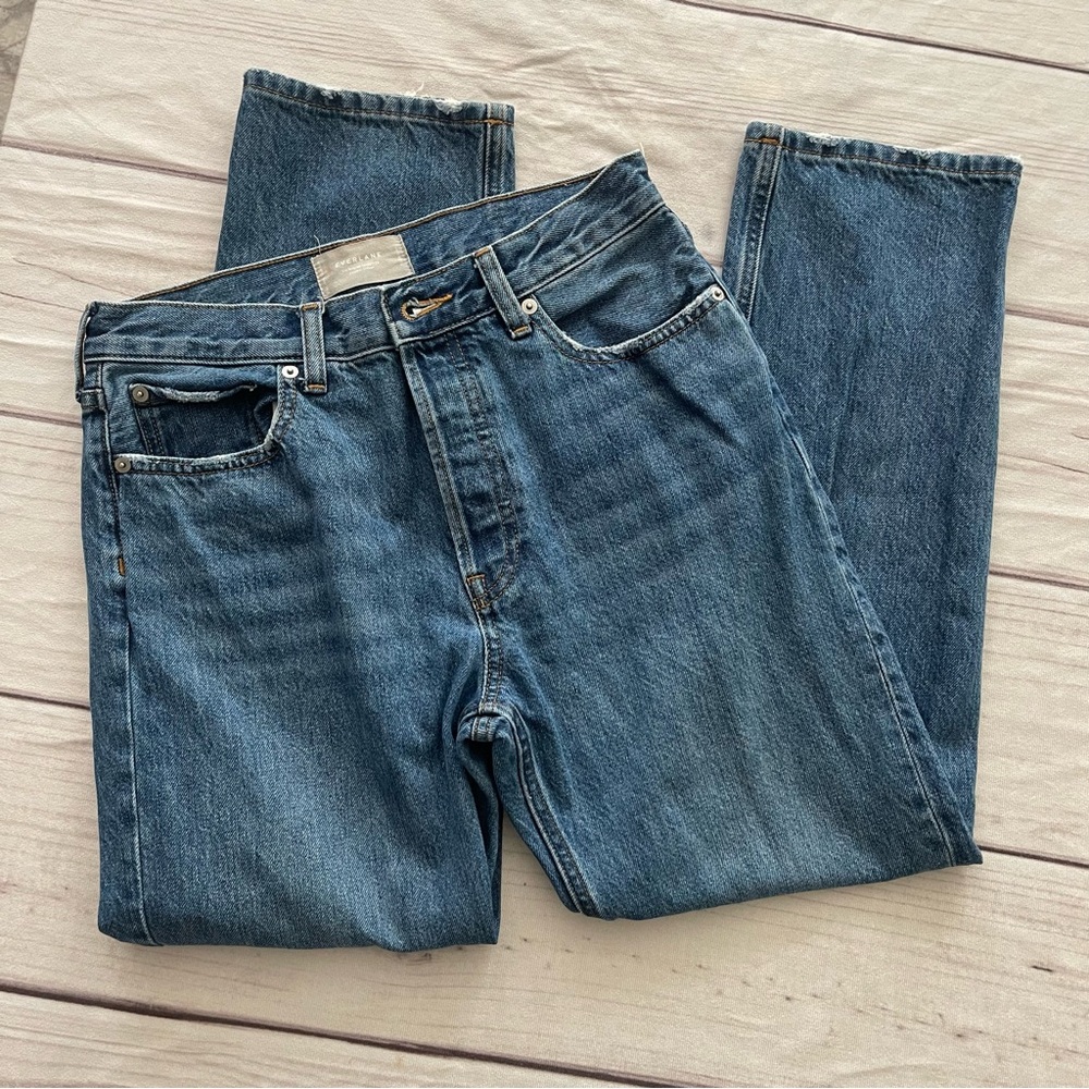 Everlane Blue The Relaxed Straight Fit Jeans